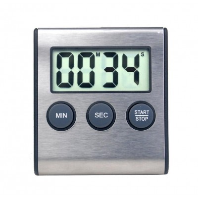 Digital Timer 99M 59 Seconds Stainless Steel Kitchen Timer CE Timer