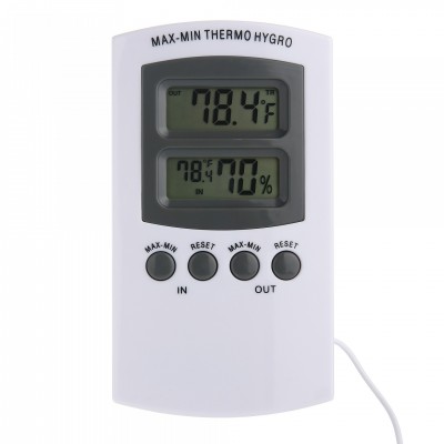 A Best Green House Thermo/Hygrometer for Grow Plants Digital Thermo/Hygrometer