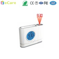 IC306 -3 Worldwide Radio Controlled Projector Alarm Clock with LED light