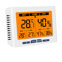 Digital Hygrometer Indoor Thermometer High Accuracy Room Temperature Humidity Monitor with Large Backlight